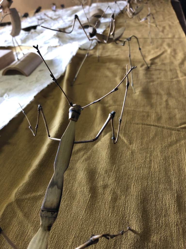 旧真光寺　創作工房「胡座」作品展　竹葛(たけかずら)