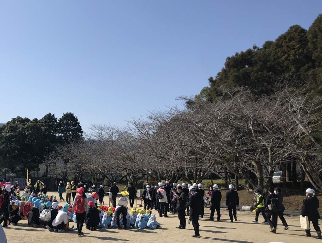 臼杵市中央地区防災避難訓練市