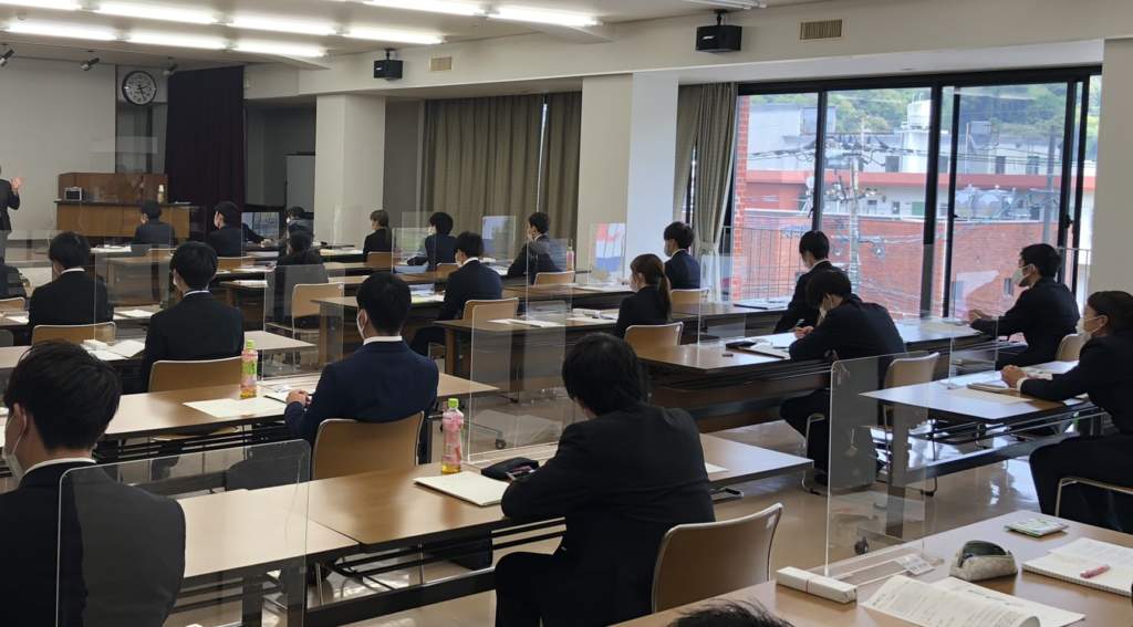 臼杵商工会議所　新人研修を担当