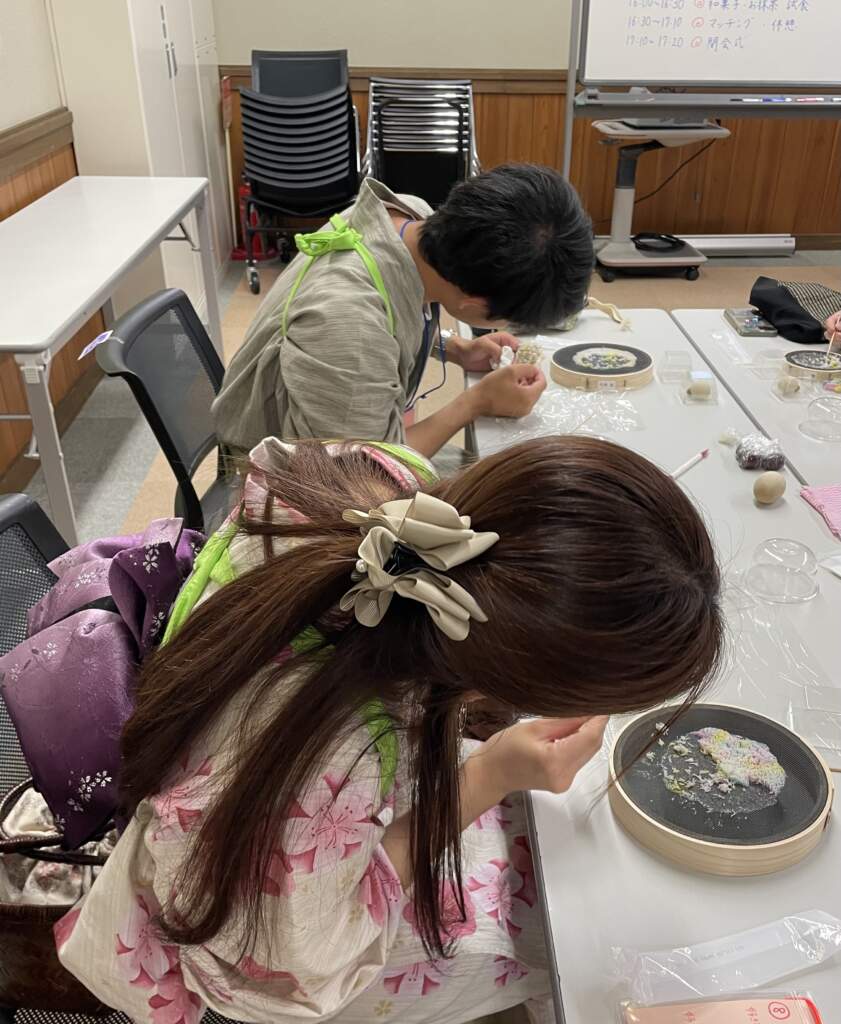 城下町うすき　和菓子づくりで恋活
