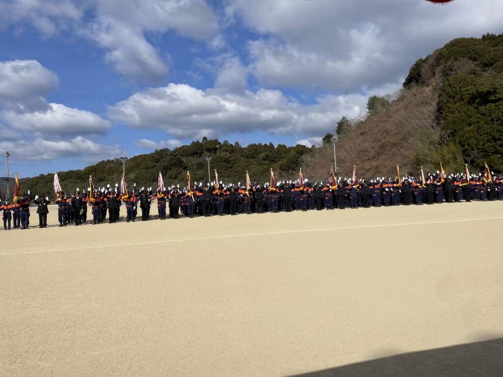 臼杵市消防出初め式