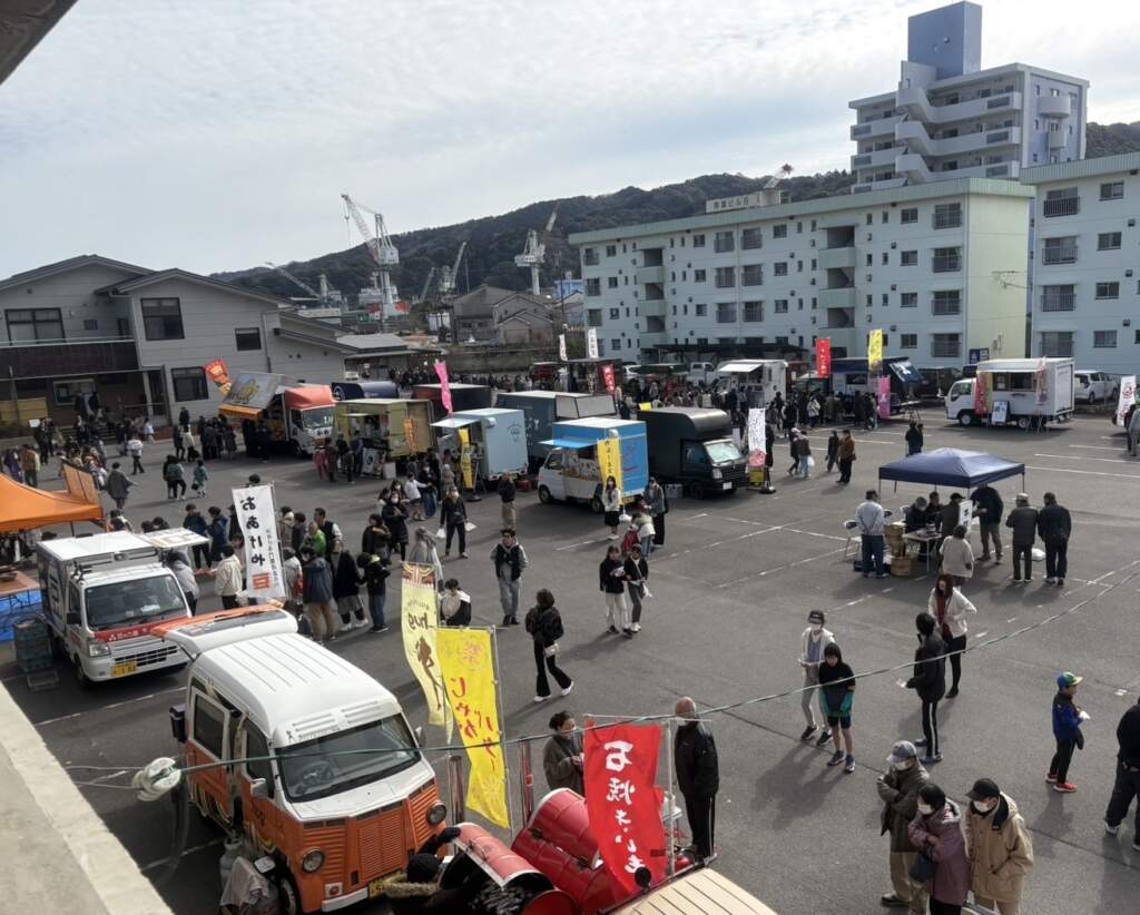 臼杵中央地区振興協議会主催「うすきうまいもん市」