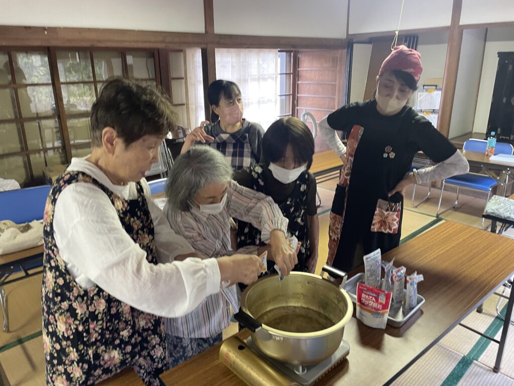 うすき女性防災士会　出前講座　阿部河内サロン
