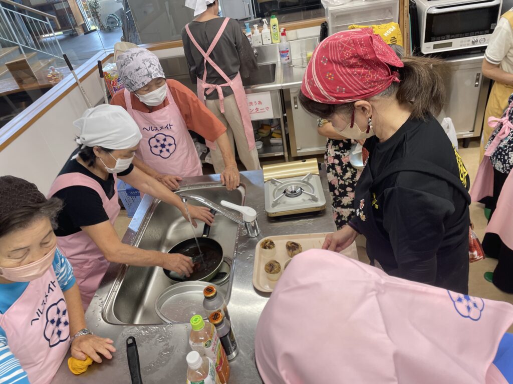 うすき女性防災士会防災食づくり出前研修