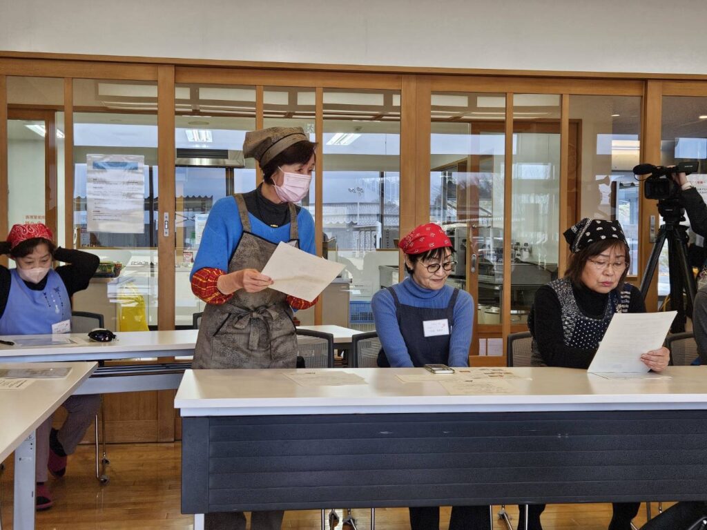 うすき女性防災士連絡協議会　防災クッキング