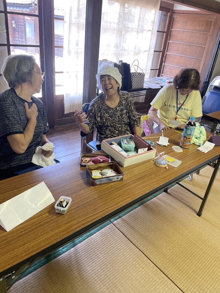 うすき女性防災士会 地域で研修