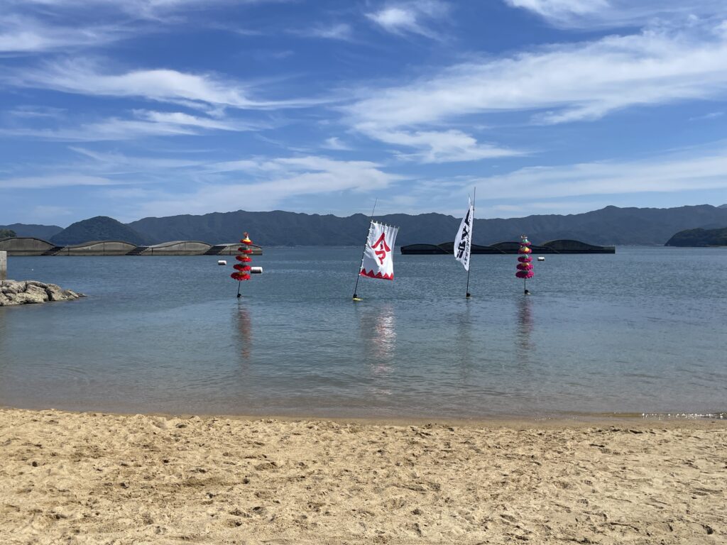 臼杵山内流游泳大会